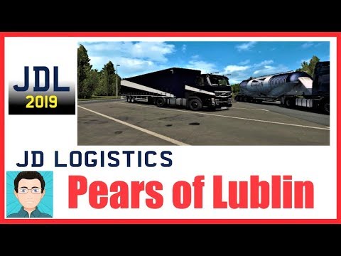 euro truck simulator 2 timelapse Lublin to Bourges