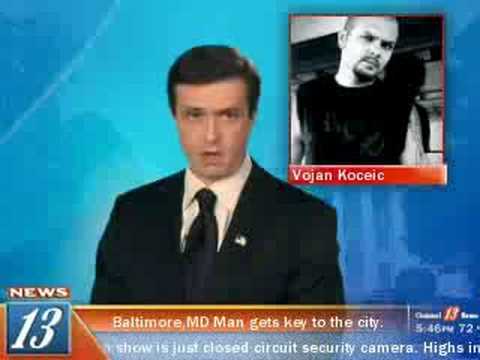 Vojan Koceic saves 82-year old man from mugger.