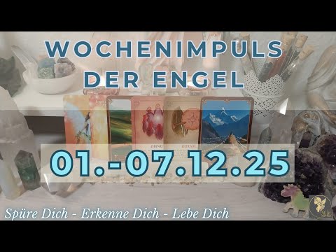 Wochenorakel der Engel 01.-07.12. ✨#tarot  #engel  #botschaft  #dezember