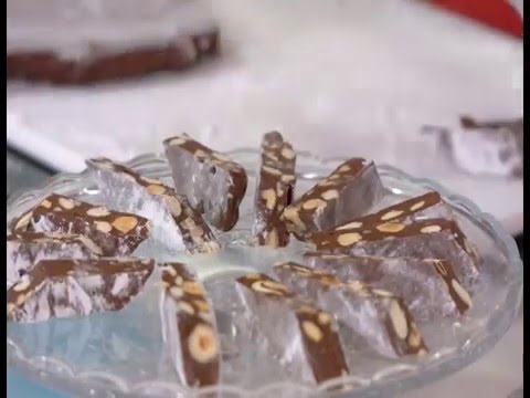 Soft chocolate nougat
