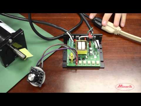 Minarik Drives - PCM20000A Wiring Speed Pot