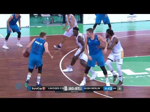 Vidéo : Les highlights Limoges CSP - Alba Berlin