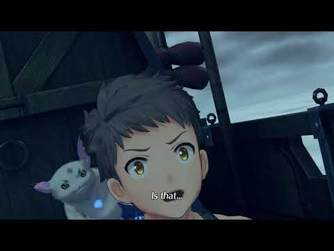Xenoblade Chronicles 2 Swimsuit Edition Cutscene 034 - Depart for the World Tree