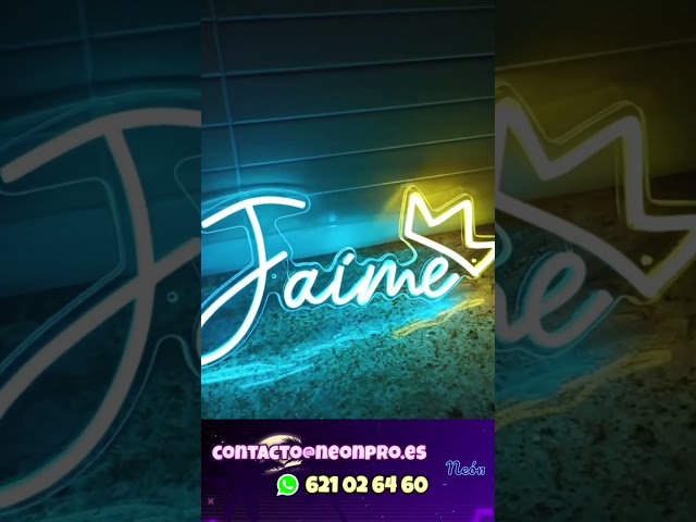Vídeo relacionado con Letreros de Neón Personalizado, Luminoso Nombre LED Luces Pared Decoración Letras Personalizadas para Boda Cumpleaños Fiestas Dormitorio Tiendas Bar Cafetería Hogar Salón