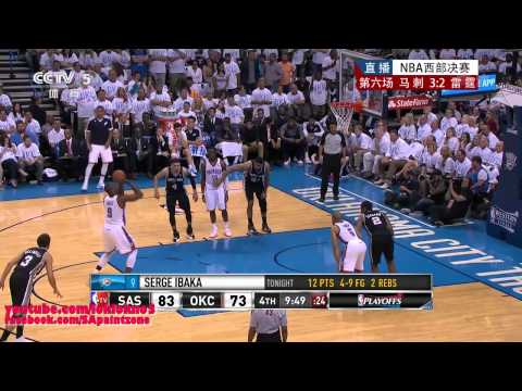 Tim Duncan Full Highlight VS Thunder Game6
