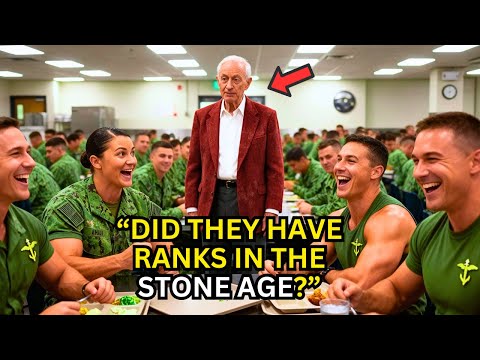 SEAL Jokingly Asked For the Old Veteran's Rank — Until His Reply Made the Entire Mess Hall Freeze