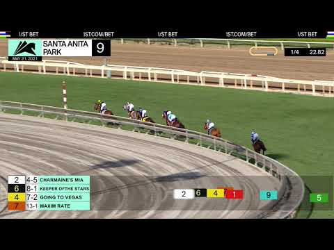 Maxim Rate wins the Gamely Stakes (Grade I) on Monday May 31st, 2021 at Santa Anita Park.