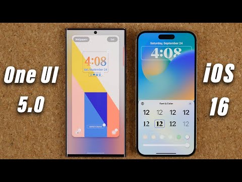 One UI 5.0 vs iOS 16 - Which One Has Better Customization? Galaxy S22 Ultra or iPhone 14 Pro Max?