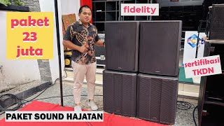 Download lagu Paket Sound HAJATAN MURAH Fidelity THOR PRO 15inc dan 18inc mp3