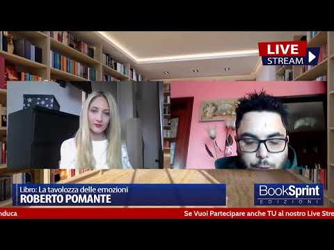 Roberto Pomante presenta in diretta il suo libro  "La tavolozza delle emozioni"