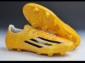 Новые Бутсы Лео Месси Adidas Solar Gold/Black PES 2013 