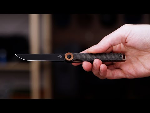 Boker Plus Kaizen Black D2 Green Canvas Micarta Liner Lock Flipper