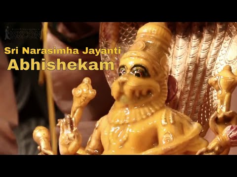 Sri Narasimha Jayanti 2015 - Abhishekam