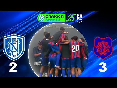 CARIOCA SÉRIE B1 PROF. (2025) - TAÇA CORCOVADO - 7ª RODADA - NITEROIENSE 2X3 BONSUCESSO