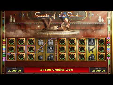Max Bet Game on The Secrets Of The Sand Slot Machine - Big Win