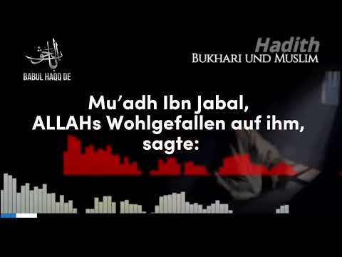 Das Recht ALLAHS über Seine Diener und das Recht der Diener über ALLAH ist? Hadith Bukhârî u. Muslim