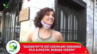 NEHİR ERDOĞAN: GAZİANTEP’TE KİLO ALDIM, İSTANBUL’DA VERDİM