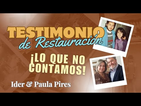 ❤️‍🩹Marriage Restoration - What we DON'T tell you about our testimony - Ider & Paula Pires