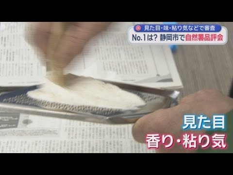 YouTube Video 自然薯の品評会…すりおろした時の色、香り、粘りなどで審査　静岡市