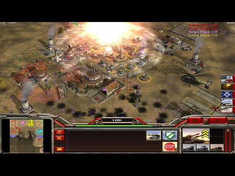 CHINA Nuke - 4 vs. 4 Random - Command & Conquer Generals Zero Hour Gameplay