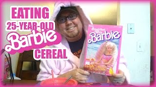 Enjoying 25-Year-Old 'Breakfast with Barbie' cereal