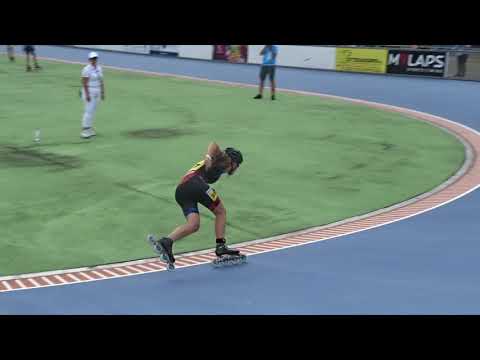 200m Final  Angel Daleman Amber van der Meijden - KNSB Inline-cup 2020 Heerde