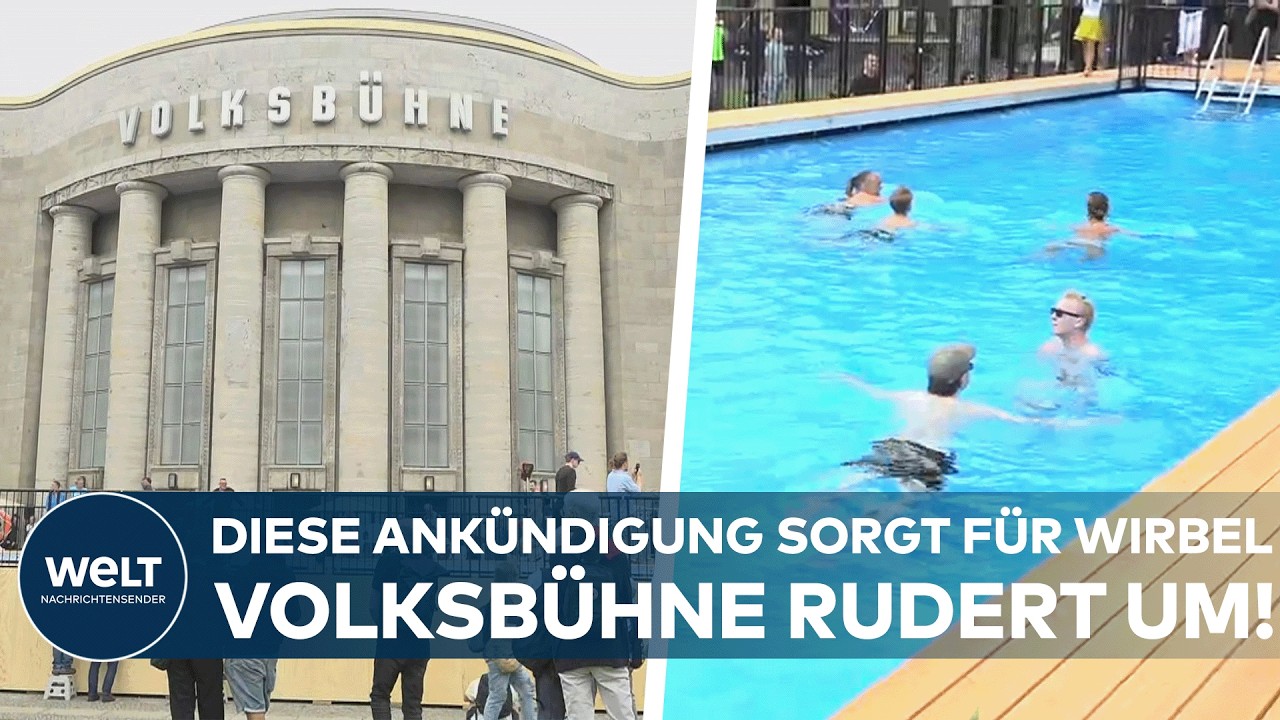 BERLIN: Wirbel um Volksbad! Volksbühne ändert umstrittene Ankündigung nach Kritik