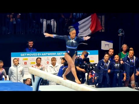 Melanie de Jesus Dos Santos - HUGE 14,0 Beam Routine to BRONZE Team Final - World Championships 2023
