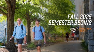 Fall 2025 Semester kicks off at Virginia Tech