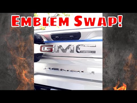 Truck Emblem Removal! #shorts #truck #autodetailing