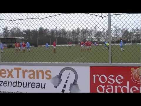 Guido de Kleer scoort uit vrije trap