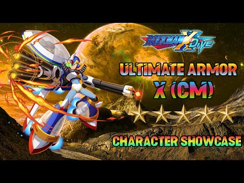 MegaMan X DiVE - Ultimate Armor X (CM) 5* Character Showcase