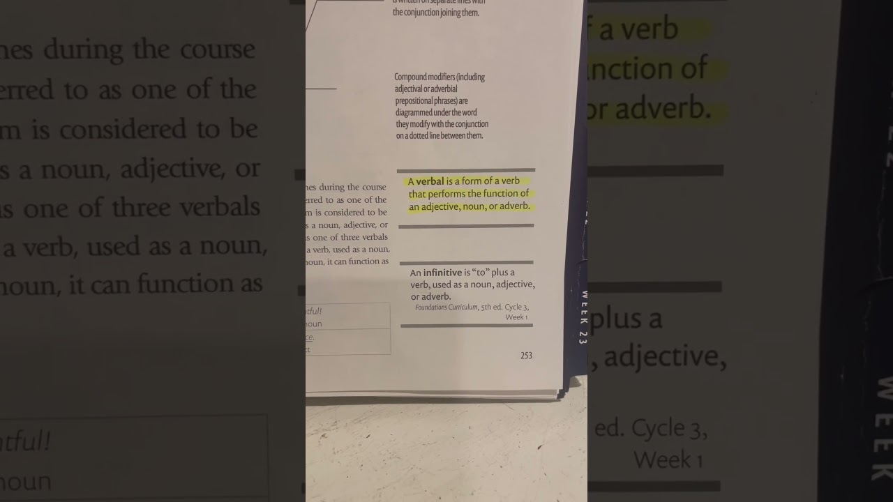 CC Essentials Week 21: Verbal