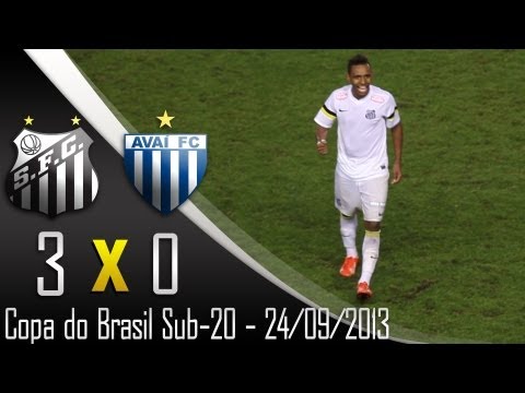 Copa do Brasil sub-20 - Veja os gols de Santos 3 x 0 Avaí