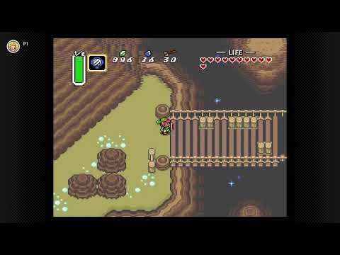 Zelda Link to the past out of bounds glitch Nintendo switch online