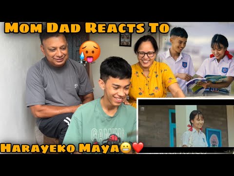 Mom Dad Reacts To My Song! ❤️😌|| Harayeko Maya ||