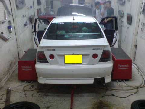 Apex power FC ALtezza RS200 tuned by Fueltank Racing on dynapack