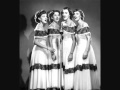 The Chordettes - The Sweetheart of Sigma Chi (1952)