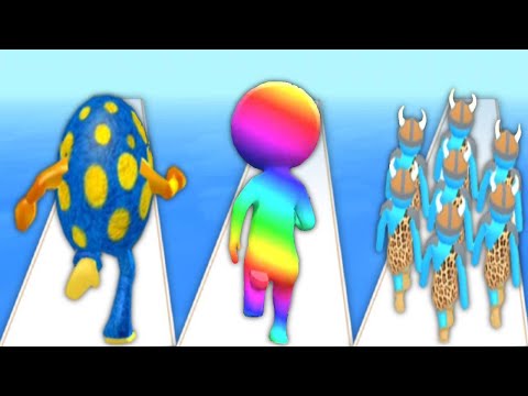Monster Egg vs Size Up vs Crowd Evolution! - Triple Game