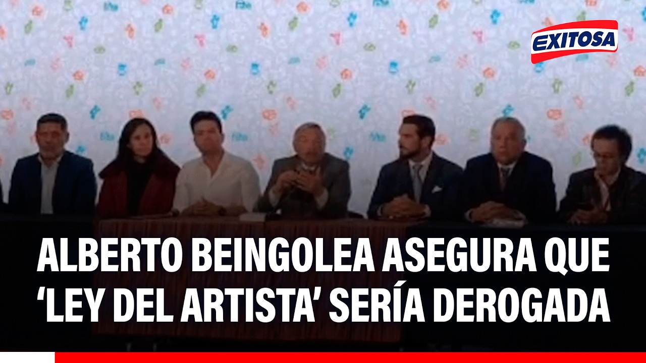 🔴🔵 Ministro de Cultura asegura que la ‘Ley del Artista’ será derogada próximamente