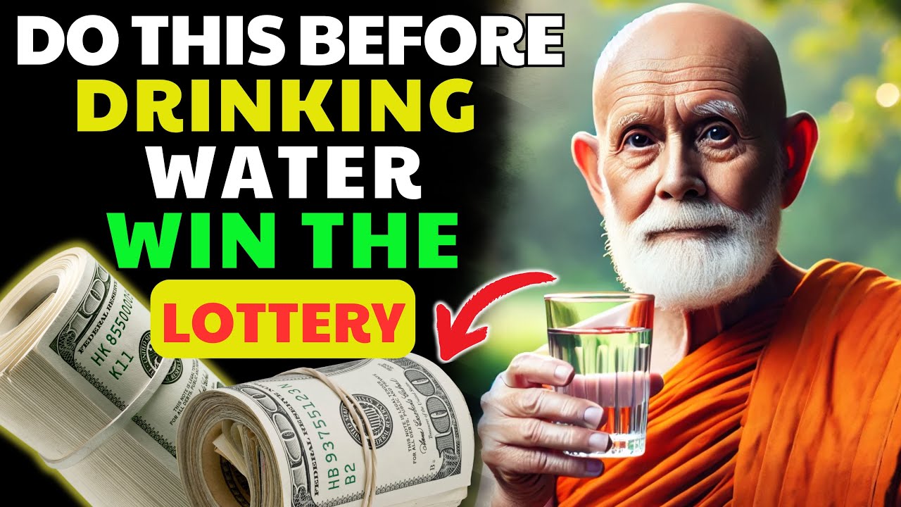 SAY THESE WORDS BEFORE DRINKING WATER to WIN the LOTTERY & Become WEALTHY | BUDDHIST TEACHINGS