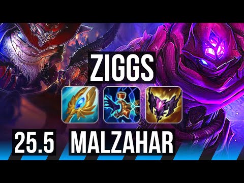 ZIGGS vs MALZAHAR (MID) | 8/3/13 | EUW Master | 25.5