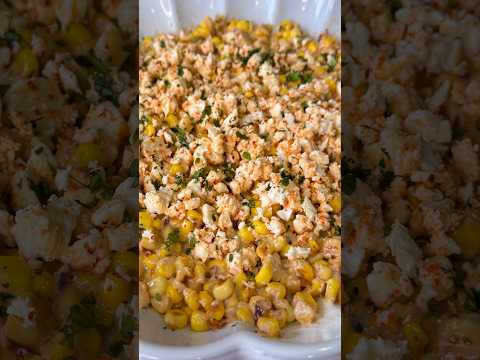 How to make Mexican Street Corn Elote Dip #shorts
