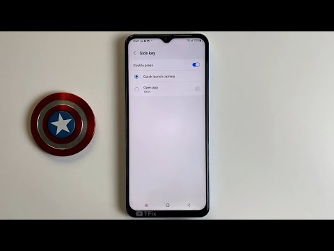 Double press Side key Quick launch camera on Samsung A13 Android 12