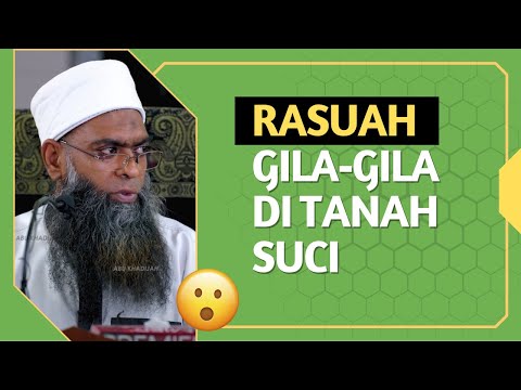 Memalukan! Orang Islam Terlibat Rasuah 