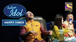 Anu जी की बातों पर क्यों नहीं रुक रही Vishal की हंसी? | Indian Idol | Neha | Happy Vibes