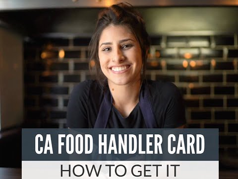 How to Get a California Food Handlers Card