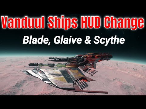Vanduul Ship - Blade, Glaive, Scythe HUD Change In 3.24.2 PTU | Star Citizen Guide 4K