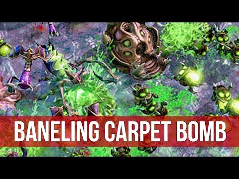 StarCraft 2: Baneling Carpet Bomb! (Stream Highlight)