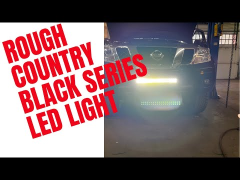 Rough Country Black Series Light Bar Install